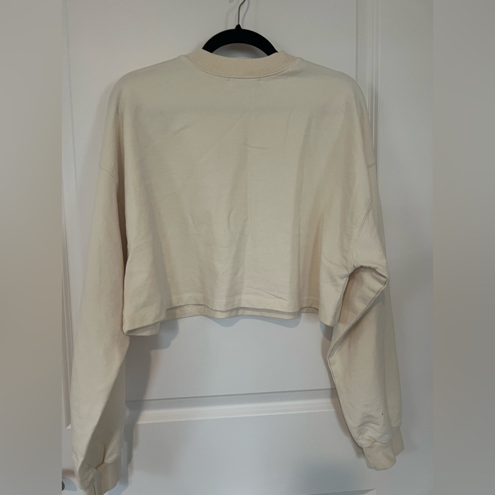 NWT-Emma Leigh Design Crop Sweatshirt - Picture 5 of 5